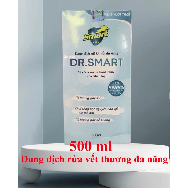 Dung dịch rửa vết Thương Đa Năng DR .Smart 500 ml