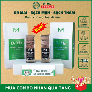 Dr Mai, serum sạch mụn Dr Mai mới 6ml dưỡng da căng bóng sạch mụn, lựa chọn hiệu quả cho da nhiều mụn