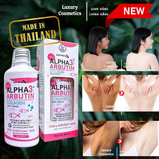 [Chuẩn Thái] Sữa Tắm Trắng Da Dưỡng Ẩm Alpha Arbutin 350ml - Kem tắm dưỡng trắng da Alpha Arbutin