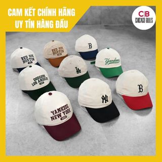 (Chính hãng) Mũ/Nón lưỡi trai MLB Họa Tiết / Các Màu / NY LA BT