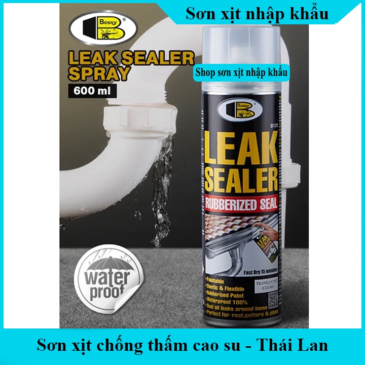 Sơn chống thấm, chống dột b125 Leak Sealer bosny Thái Lan