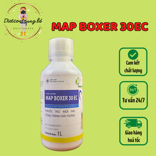 Chế phẩm diệt mối thế hệ mới map boxer 30ec diệt hoàn toàn ổ mối chai 1 lít