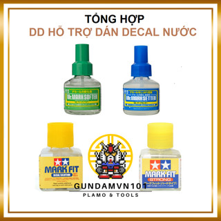 Mr mark softer & setter mark fit - dung dịch dán và làm mềm decal nước mô hình lắp ráp gundam gunpla