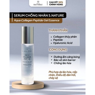 Tinh chất chống lão hoá căng da S.NATURE AQUA COLLAGEN PEPTIDE