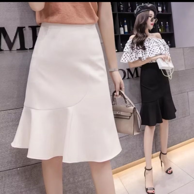 Chân váy đuôi cá lệch, Chân váy cạp cao có bigsize 40kg-120kg | BigBuy360 - bigbuy360.vn