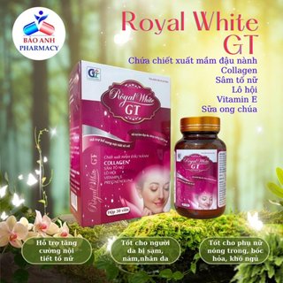 Viên uống nội tiết tố nữ cao cấp Royal White GT - Hỗ trợ bổ sung nội tiết tố, tốt cho sinh lý nữ