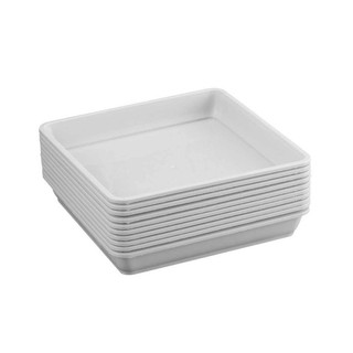 Đĩa nhựa vuông trắng cao cấp, nhiều size lựa chọn