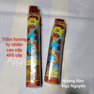  Nhang trầm hương cao cấp_Thiên Phú Hương Nhang thơm trầm ít khói ít tàn 400 cây  