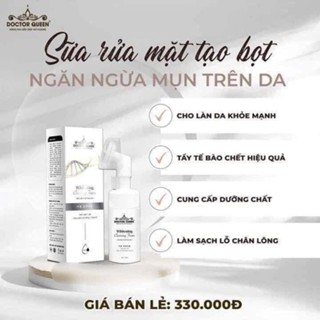 SỮA RỬA MẶT TẠO BỌT DOCTOR QUEEN -MẪU MỚI (làm sạch sâu,cấp ẩm,ngừa mụn sáng da,dịu nhẹ,an toàn cho mẹ bầu. )
