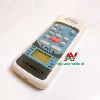 Điều khiển máy lạnh Reetech nút hồng
