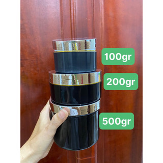 Hủ 100gr-200gr-300gr màu đen