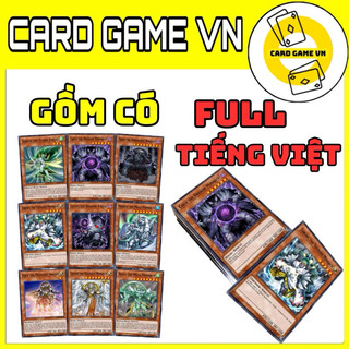 [BÀI IN] Bài YuGiOh Tiếng Việt/Anh - Bộ 45 lá bài Emperor of Darkness Structure Deck - Card Game VN