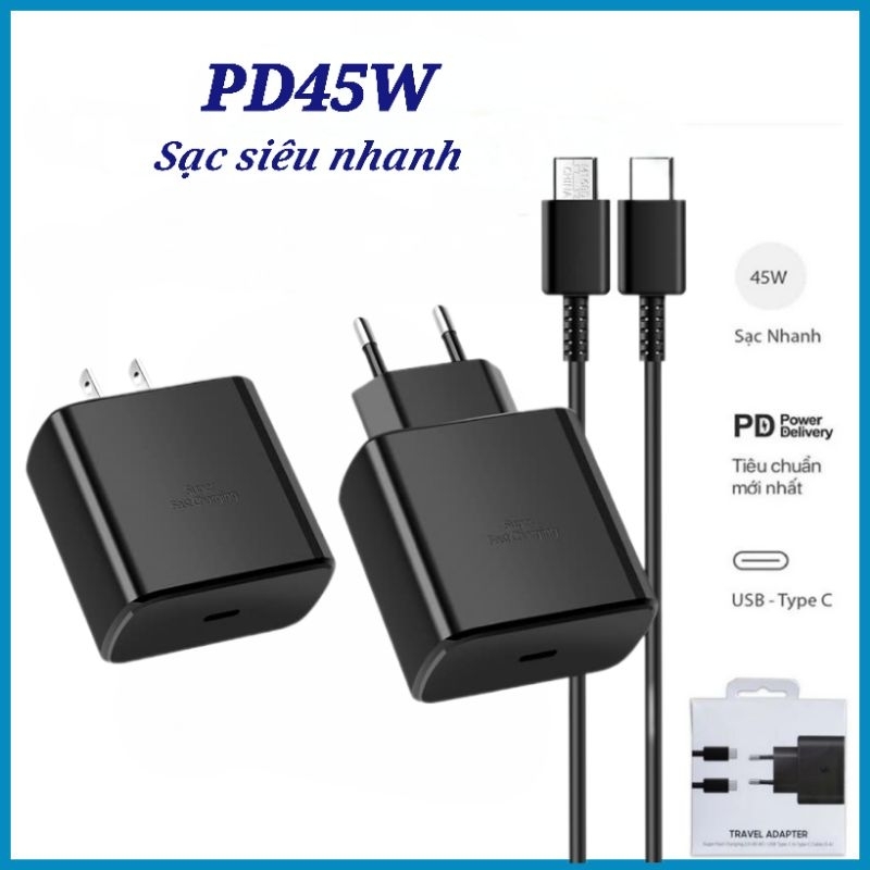 Bộ Sạc Siêu Nhanh 45W SS USB C - Type C