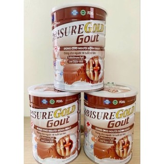 Sữa Bột Obisure Gold Gout Lon 900g- Dùng cho người bệnh GOUT, tốt cho xương khớp, ngăn ngừa loãng xương