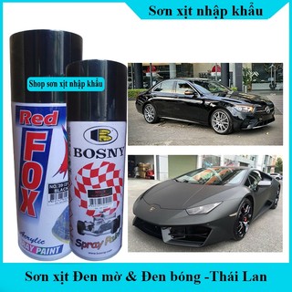 Sơn màu đen, đen bóng, đen mờ nhám  - Nhập khẩu Thái Lan