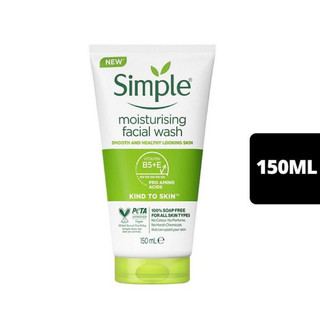 SỮA RỬA MẶT SIMPLE KIND TO SKIN CHO DA KHÔ - DA THƯỜNG 150ML (MẪU MỚI NHẤT)
