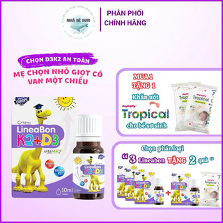 Vitamin d3 k2 lineabon d3k2 tăng chiều cao 10ml