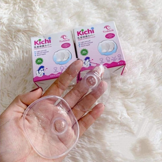 Hộp 2 Núm Trợ Ti Silicon Kichilachi, Núm Ty Silicon Hỗ Trợ Bảo Vệ Đầu Ti Mẹ, Giúp Bé Bú Dễ Dàng Hơn