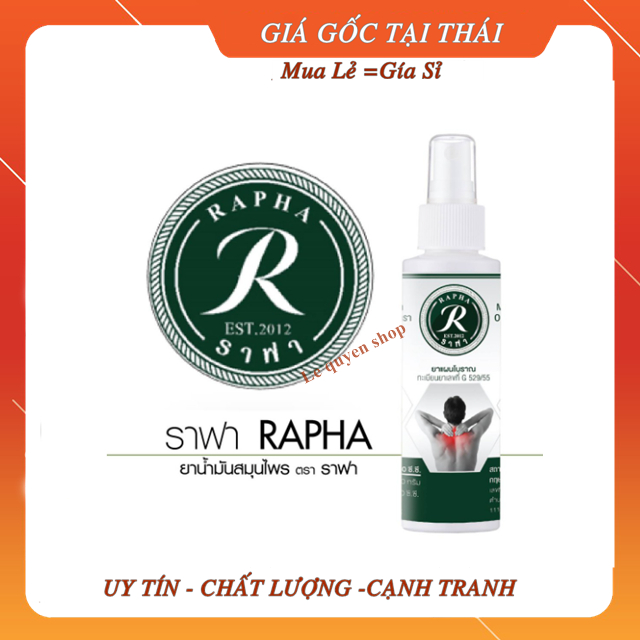 [Hàng chính hãng] Dầu thảo dược Thái Lan Rapha