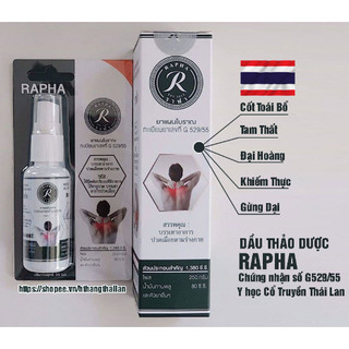 [Hàng chính hãng] Dầu thảo dược Thái Lan Rapha