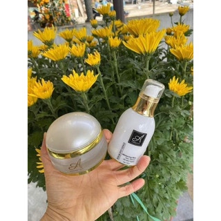 Combo dưỡng da kem face pháp serum
