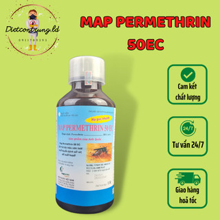 Chế phẩm muỗi PERMETHRIN 50EC - 1000ml - MAP PACIFIC ( Hàng Liên Doanh)