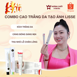 Combo cao dưỡng trắng mịn da tạo ánh lisse top 1 hàn quốc | hương chất hwin