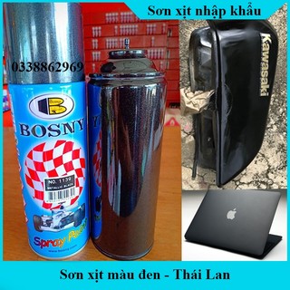 Sơn đen, sơn đen bóng, sơn đen nhám, đen nhũ ánh kim - sơn xe máy, sơn xe ô tô, sơn lên nhựa, kim loại