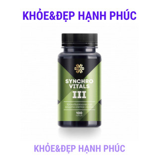 Thực phẩm bảo vệ sức khỏe Synchrovitals III – 100 viên/lọ