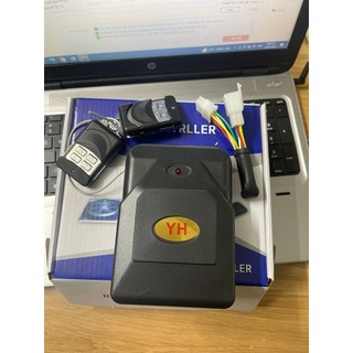 Bộ hộp nhận điều khiển cửa cuốn YH 433Mhz kèm 2 tay khiển