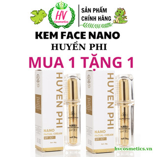 Kem face nano Huyền Phi giúp trắng da căng bóng, makup, có chống nắng SPF 30+ 30ml