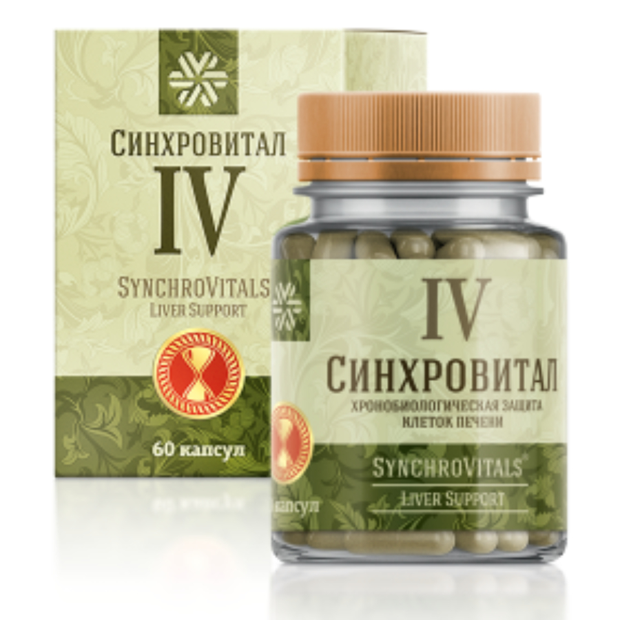 [ Mẫu cũ ] Syn 4 - Synchrovitals IV Viên uống bảo vệ và tăng cường chức năng gan  – 60 viên/lọ