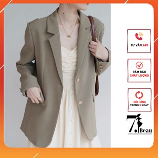 Áo blazer nữ, áo vest nữ thiết kế dài tay có độn vai phong cách trẻ trung thanh lịch công sở 7.Beautiful K18