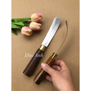 Dao lấy cơm dừa thép trắng không gỉ