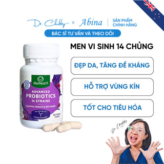 Men vi sinh 14 chủng men sống giảm nấm ngứa vùng kín ⏬ chàm Lifestream Advanced Probiotics Dr Chubby