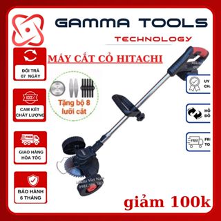 Máy cắt cỏ dùng pin cầm tay Hitachi 199v, máy phát cỏ tặng bộ dụng cụ làm vườn
