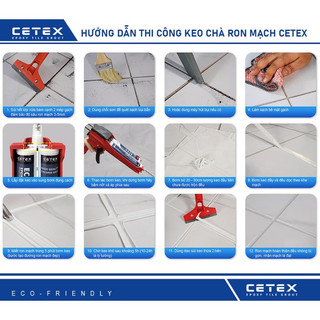 Keo chít mạch 2 thành phần CETEX (IB cho shop báo màu)