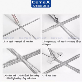 Keo chít mạch 2 thành phần CETEX (IB cho shop báo màu)