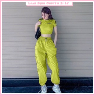 Set Croptop Bom Thụng Siêu Chất