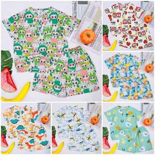 BỘ TOLE BÉ TRAI ĐÙI TAY NGẮN SIZE 3 ( 12-14KG )
