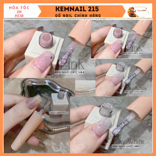  Sơn Gel Nhũ Cát Hồng + nhũ cát trắng thạch nhũ PX922 hãng ADHERE chai 15ml kemnail215 