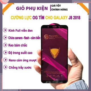 [SAMSUNG GALAXY J8 2018] Kính cường lực Full màn hình viền Đen chống rơi bể, trầy xước màn hình J8 2018