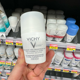 Lăn ngăn mùi Vichy trắng 50ml