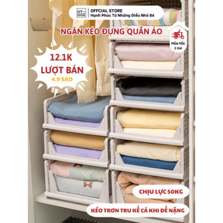 Kệ Nhựa Ngăn Kéo Phân Chia Tủ Quần Áo Gấp Gọn | Khay Ngăn Kéo Đựng Quần Áo, Đồ Dùng Đa Năng