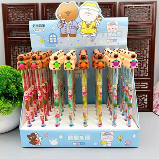 1 Hộp Chì khúc = 48 Chiếc bút nhiều hình hot: Capybara-Labubu-Kuromi