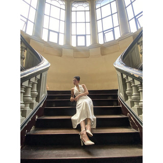 Zara Silk Set • Set Áo Lụa Cột & Chân Váy