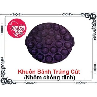 Khuôn nhôm bánh trứng cút chống dính - BX3497