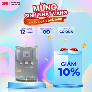 Máy lọc nước nóng lạnh để bàn 3m hcd-cs01- 03 chế độ nước nóng lạnh nguội tích hợp bộ lọc nước 3m