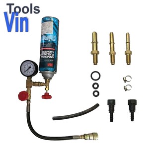 Bộ dụng cụ súc rửa kim phun buồng đốt trực tiếp trên xe Tài Vũ dùng cho hóa chất nén như 3M