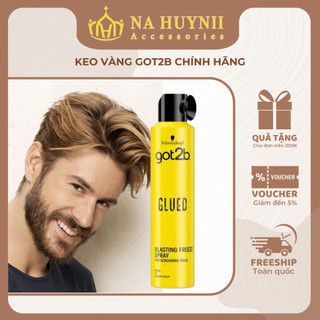 Keo vàng got2b, keo xịt tóc, keo xịt giữ tóc, gôm tóc, gôm giữ nếp tóc, gôm xịt tóc tạo kiểu tóc chuyên nghiệp, na huynh